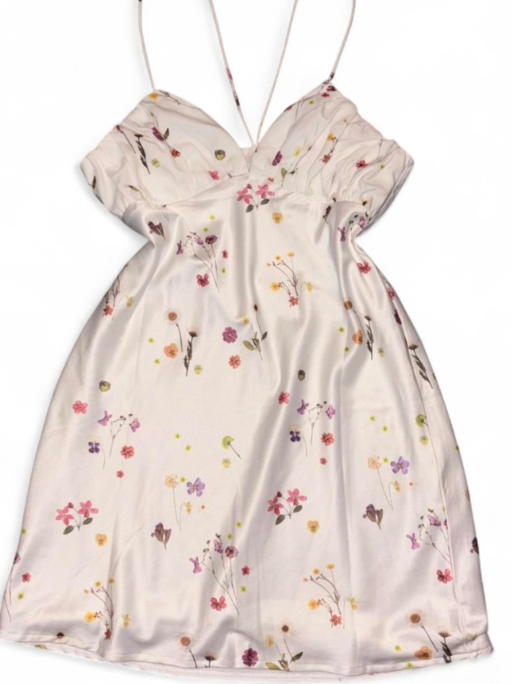 Princess Polly Floral Satin Slip Dress